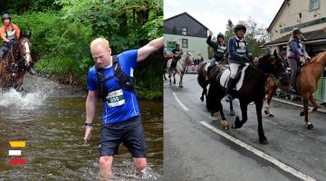 Britu sportists uzvar skrējienā "Cilvēks pret zirgu"