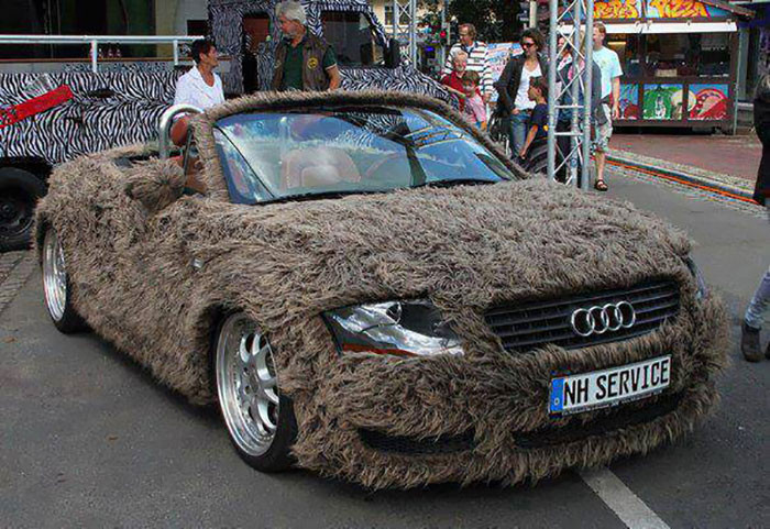Šim Audi vajadzētu aizbraukt pie friziera
