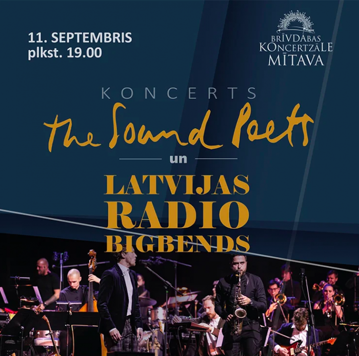 The Sound Poets un Latvijas Radio Bigbends 11. septembrī