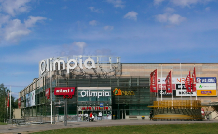 Ķīpsalā tiek atklāts tirdzniecības centrs "Olimpia".